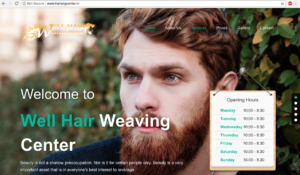Well Hair Weaving & Bonding Center Website